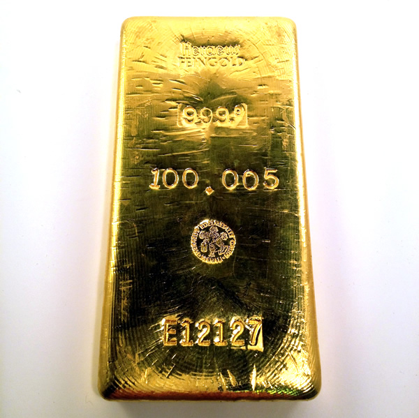 100 Ounce Gold Bar Random Manufacturer Golden Eagle Coins 100 Ounce Gold Bar Random Manufacturer