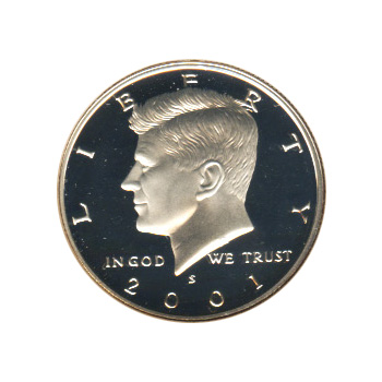 Proof 2001 Kennedy S Half Dollar