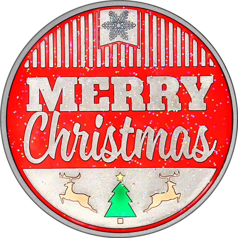 enameled christmas 2017 silver