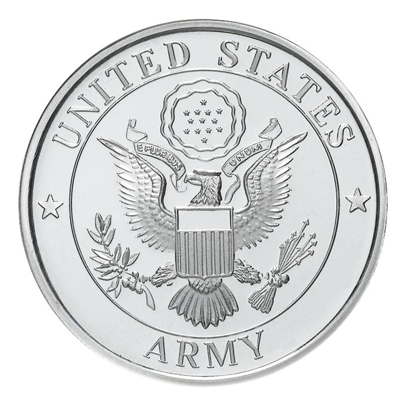 US Army .999 Silver 1 oz Round Golden Eagle Coins