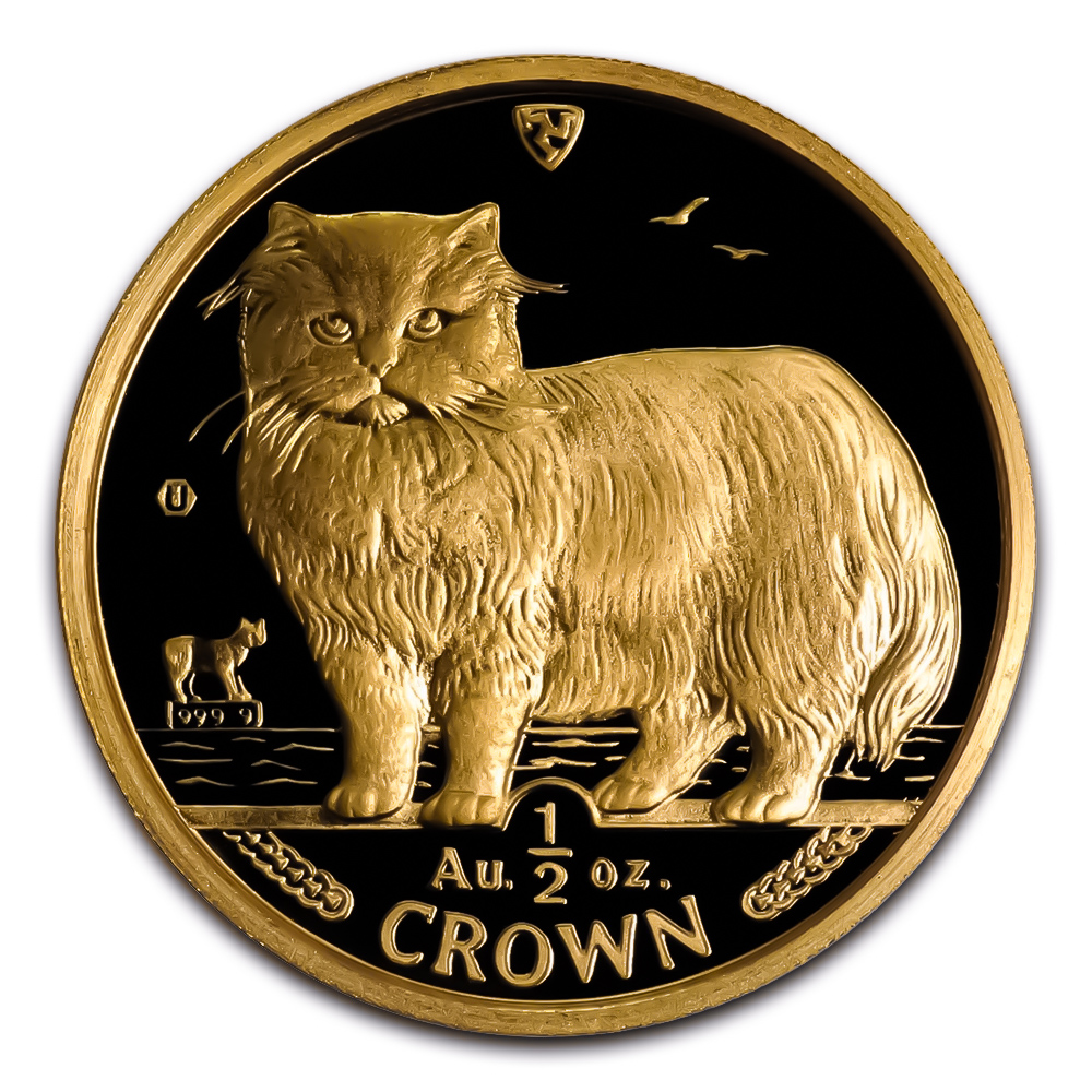 Isle of Man Gold Cat Half Ounce 1989 | Golden Eagle Coins