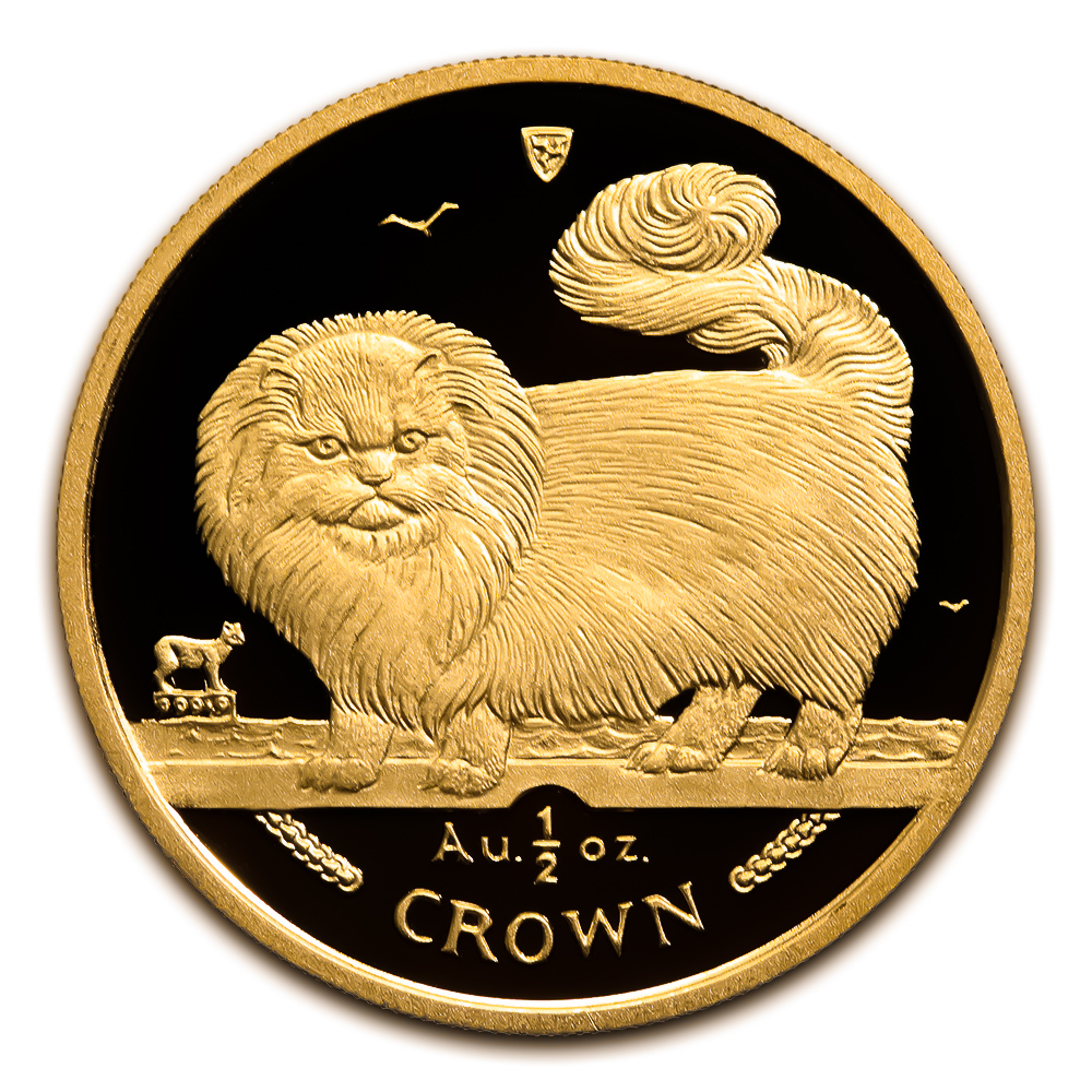 Isle of Man Gold Cat Half Ounce 1997 Golden Eagle Coins