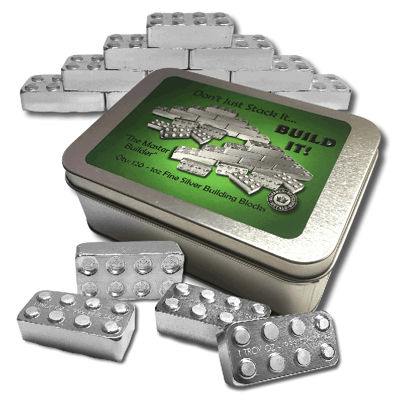 silver building blocks