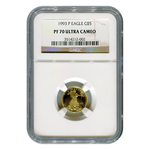 Tenth Ounce Certified Proof Gold Eagles