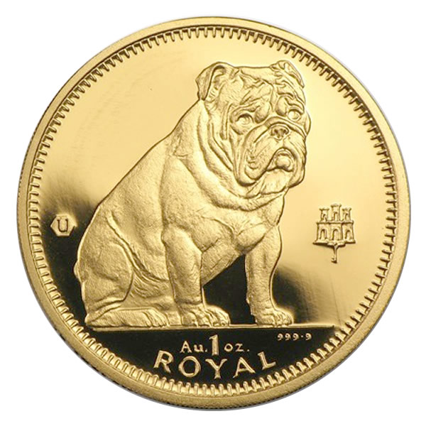 Gibraltar Gold Dogs One Ounce Gibraltar Gold Dogs One Ounce