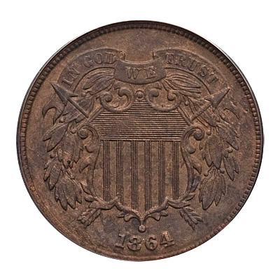 Two Cent Pieces Extra Fine
