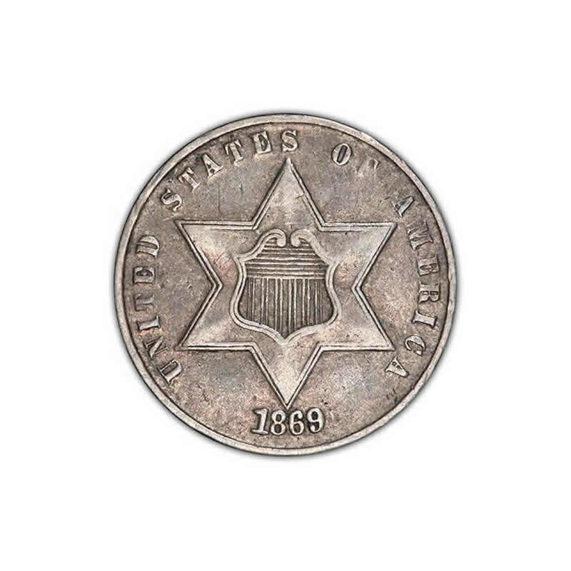 Three Cent Silver Extra Fine Three Cent Silver Extra Fine