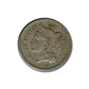 Three Cent Nickels VF