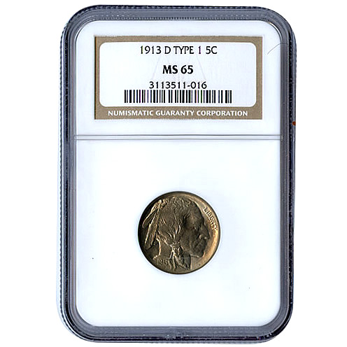 Certified Buffalo Nickels