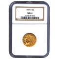 Certified $5 Indian Gold Coins