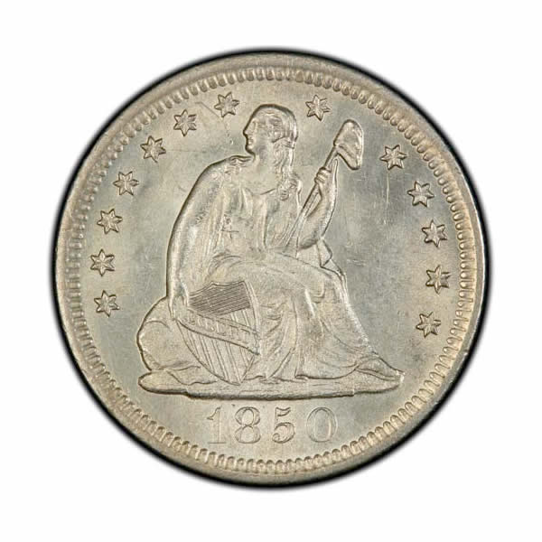 Seated Liberty Quarters Uncirculated