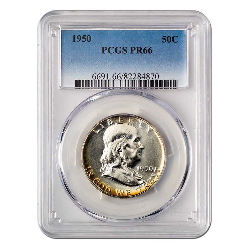 Certified Franklin Half Dollars