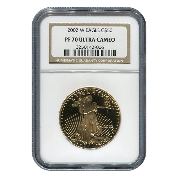One Ounce Certified Proof Gold Eagles