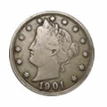 Liberty V Nickels Very Fine