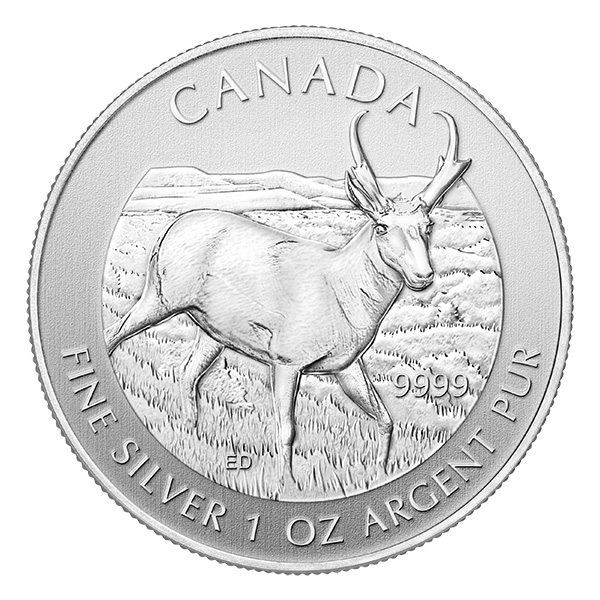 Canadian Silver 1 oz Antelope 2013