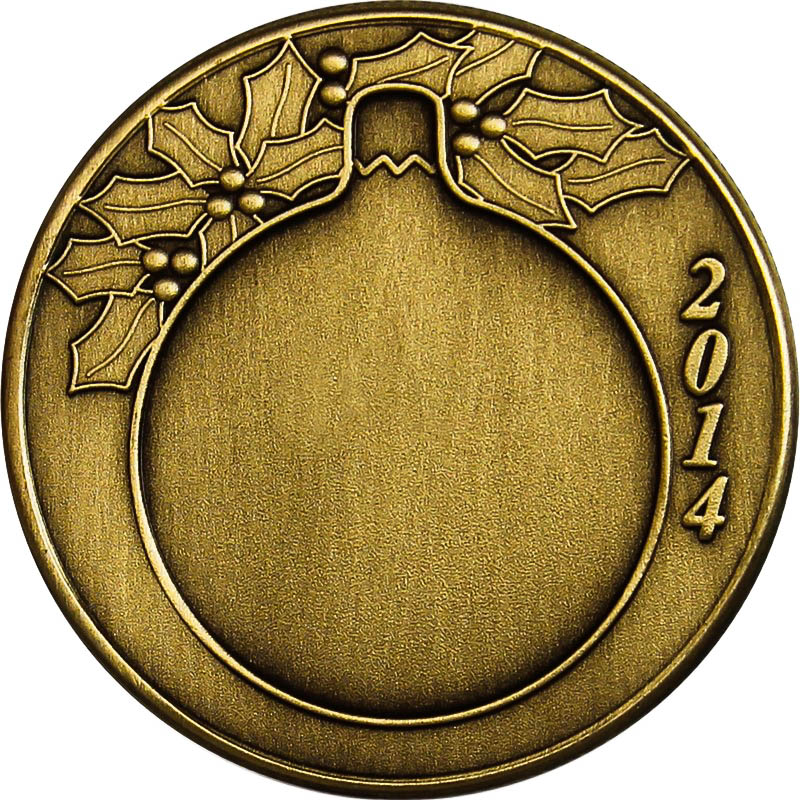 christmas 2014 bronze coin bx 11 candy cane golden eagle coins