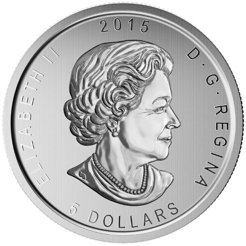 Canadian Birds of Prey Series 1 oz Great Horned Owl 2015