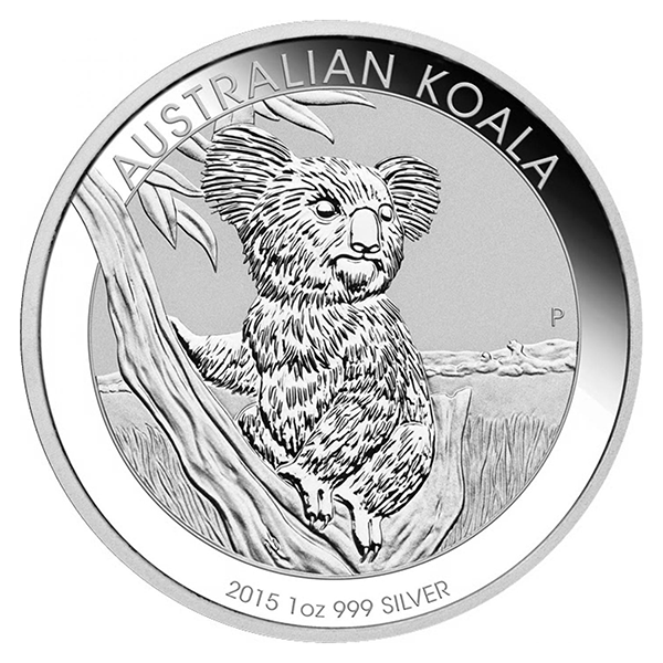 Australian Koala 1 Ounce Silver 2015