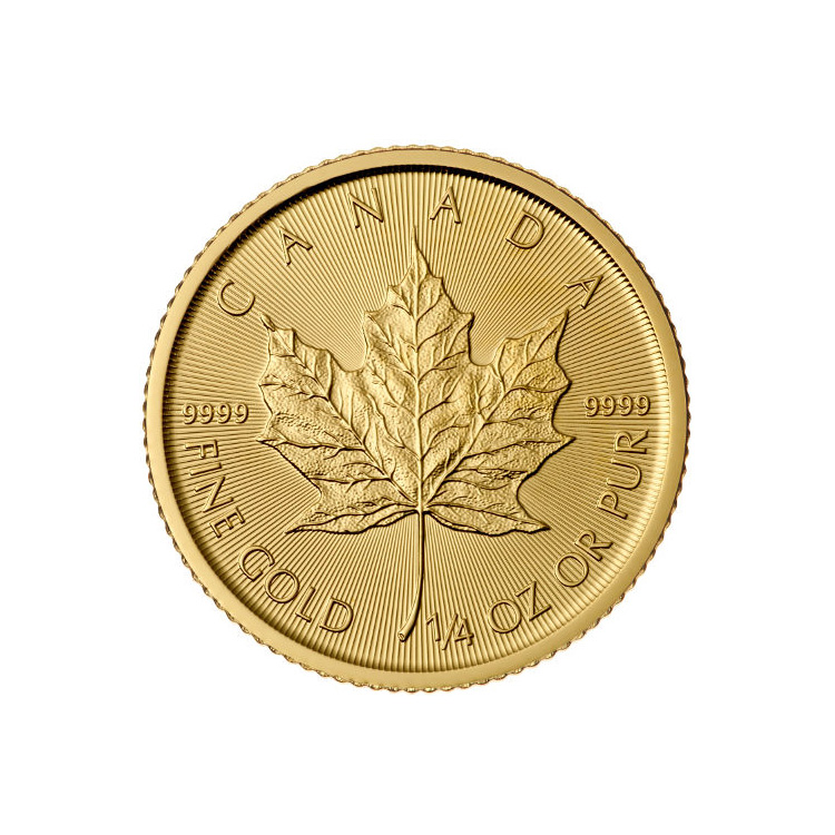 2016 1/4 oz Canadian Gold Maple Leaf Uncirculated