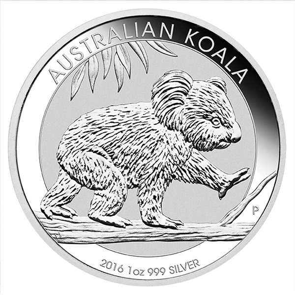 2016 Australian Koala 1 Ounce Silver Coin