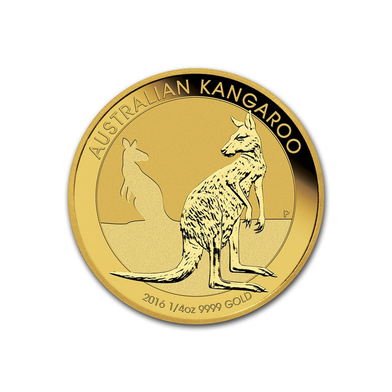 Obverse - 2016 Australia Gold Kangaroo 1/4 oz