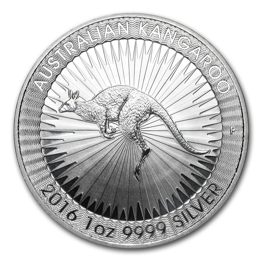 2016 Australia 1 oz Silver Kangaroo Coin