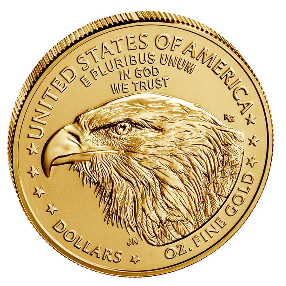 2021 American Gold Eagle 1/2 oz Uncirculated Type 2 Golden Eagle Coins