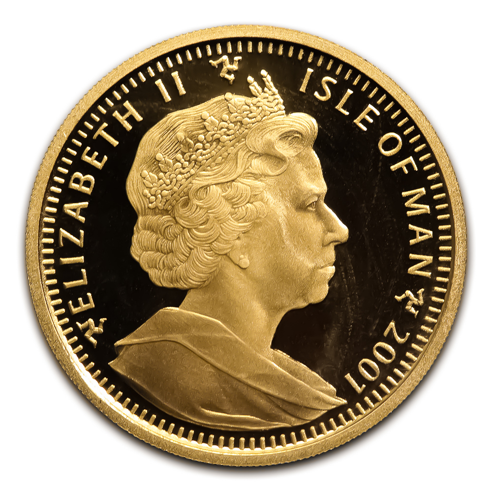 Isle of Man Gold Cat Half Ounce 2001 Golden Eagle Coins