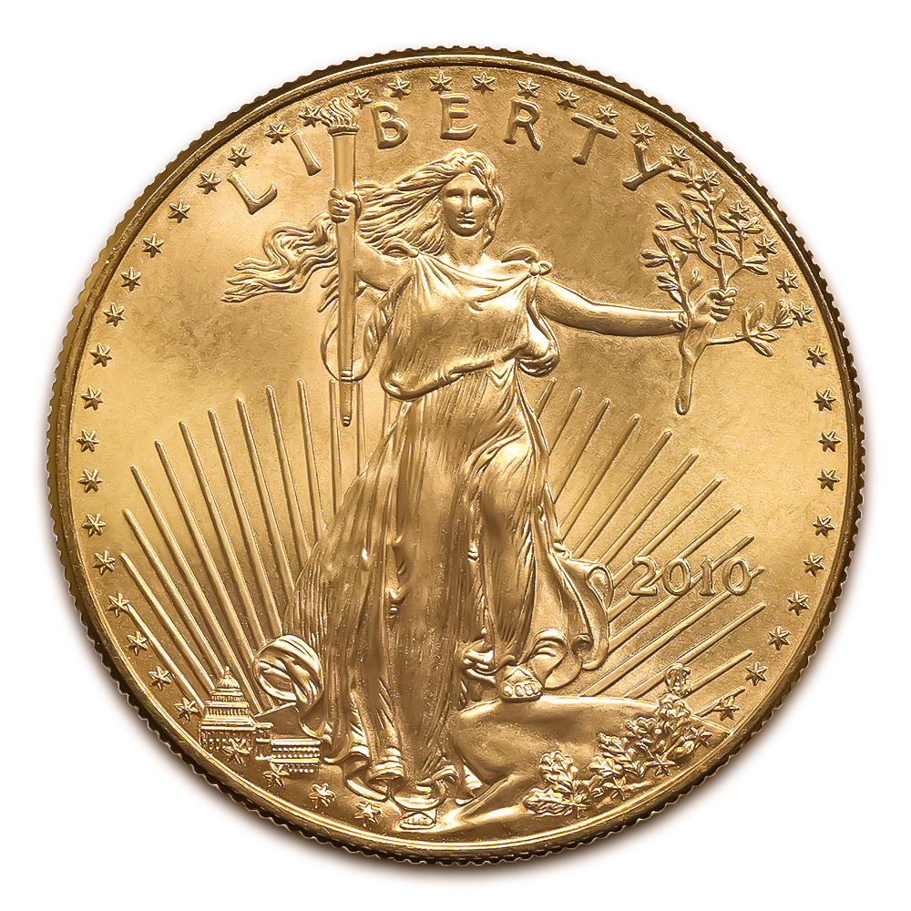 2010 American Gold Eagle 1 10 Oz Uncirculated Golden Coins 2010 American Gold Eagle 1 10 Oz