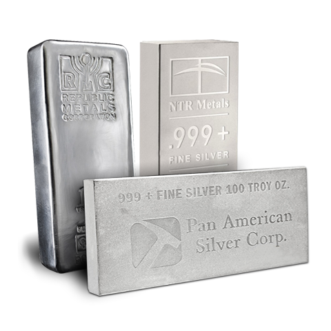 Random Manufacturer Silver Bar 100 Oz Golden Eagle Coins Random Manufacturer Silver Bar 100 Oz