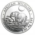 2011 1 Oz silver Elephant Somalia  Front