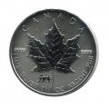 1998 1 Oz silver Maple Leaf Canada  privy Lunar Tiger Front