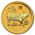 Australian Perth Mint Series II Lunar Gold Kilo 2019 Pig